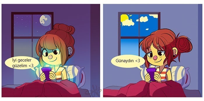 1. Günaydın ve iyi geceler mesajları en önemli şeylerden biridir.