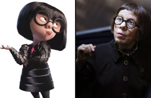 İnanılmaz Aile' den EDNA' nın hayat bulmuş hali LINDA HUNT