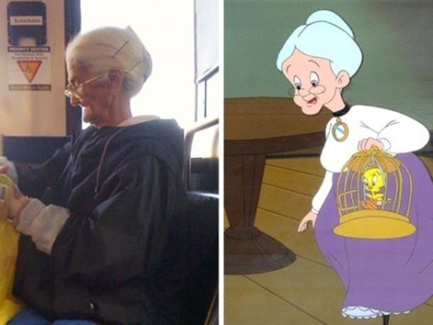 Tweety' den sevimli mi sevimli büyük annemiz...