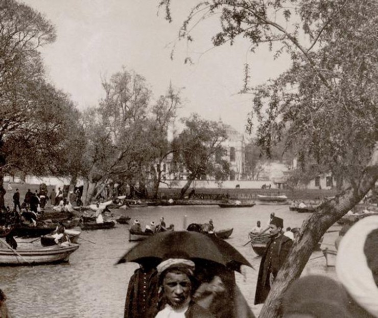 Kağıthane Deresinde Piknik, 1900