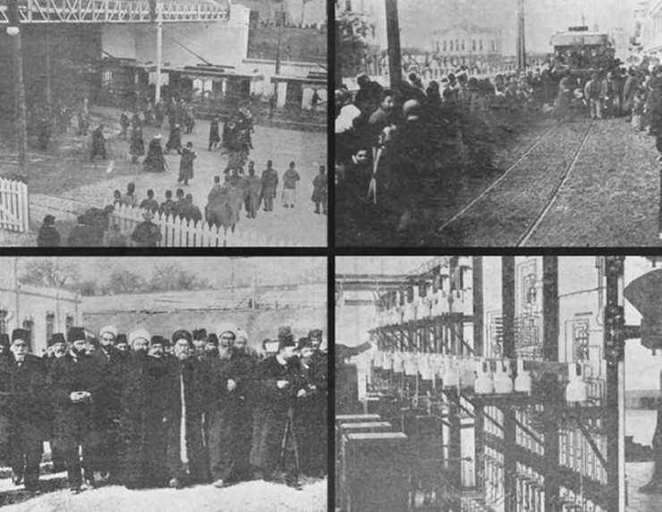 İlk Elektrikli Tramvay, Şam 1905