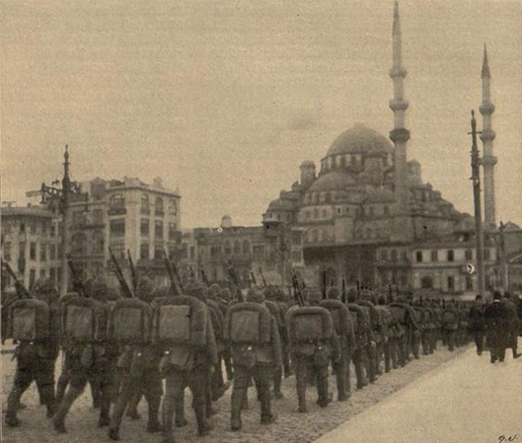 Osmanlı Askerleri, İstanbul, 1.Dünya Savaşı