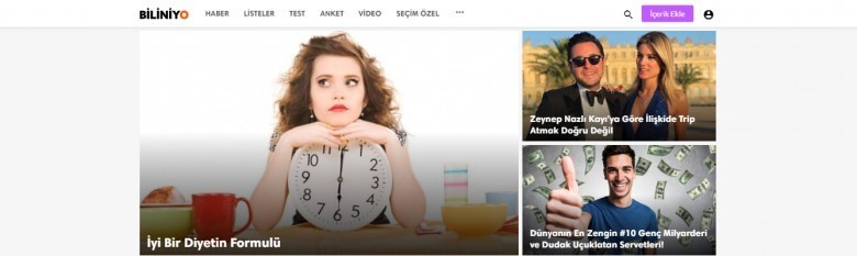 Öncelikle Sitenin Sağ Üst Köşesinde Bulunan İçerik Ekle Bölümüne Tıklıyorsunuz