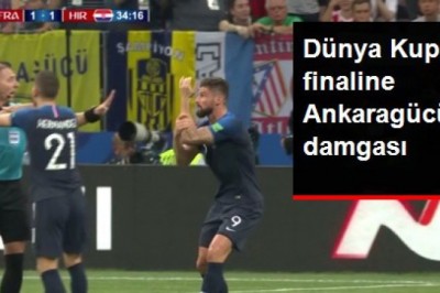 Dünya Kupası Finalinde Ankaragücü Bayrağı Kendini Gösterdi