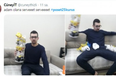 Poşetin 25 Kuruş Olması Ardından Mizahşörler Devrede