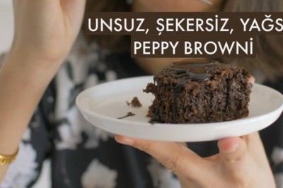 Ezgi Özanlar'dan Evdeki Malzemelerle Unsuz Şekersiz Yağsız Browni Tarifi