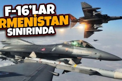 Türk F-16'larından Ermenistan'a Gözdağı