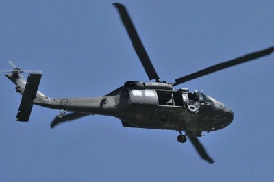 Helikopterlerin sortileri drone ile görüntülendi