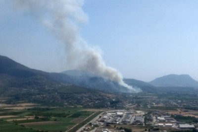 Bir yangın da Dalaman’da başladı