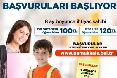 Eğitim yardımı başvuru tarihleri belli oldu