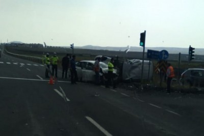 Kars’ta trafik kazası: 3 yaralı
