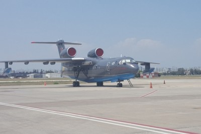 Kahramanmaraş'ta yangın söndürme uçağı düştü