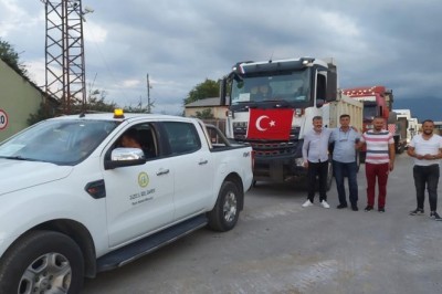 Düzce’den sel bölgesine 23 iş makinesi gönderildi