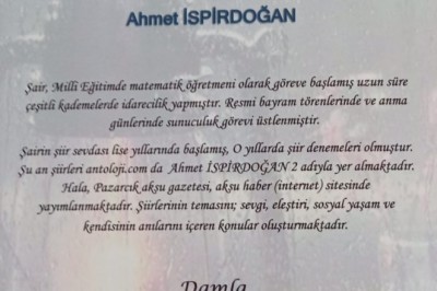 İspirdoğan’dan şiir kitabı