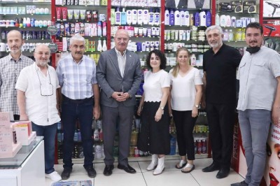 ATO Başkanı Baran, Sıhhiye’de bulunan ATO üyesi işletmeleri ziyaret etti