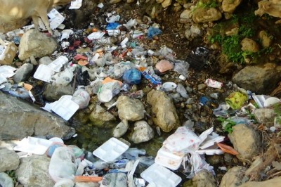 Batman’da doğa harikası mesire alanı, piknikçilerin çöpleriyle doldu