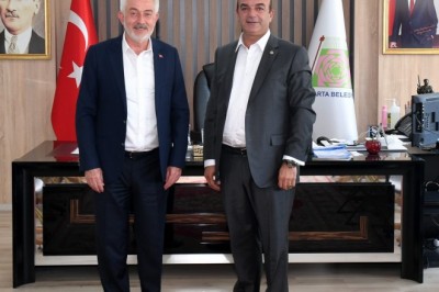 Kardeş belediyeden ağaçlandırmaya destek