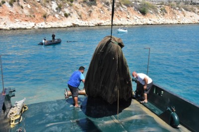 Mersin’de hayalet ağlar temizleniyor