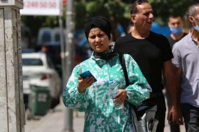 Vakaların arttığı, maskelerin çene altına indiği Elazığ HES uygulamasında kızardı