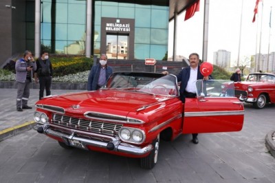 5. Kayseri Klasik Otomobil Festivali başlıyo