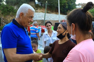 Büyükşehirden yangın mağdurlarına hayvan ve kovan desteği