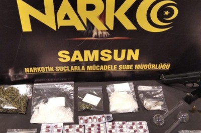 Samsun'da uyuşturucu operasyonu: 4 gözaltı